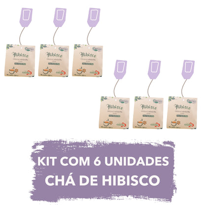 Kit 06 Unidades - Chá de Hibisco 15g
