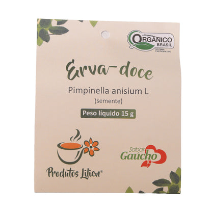 Chá de Erva Doce Orgânico 15g