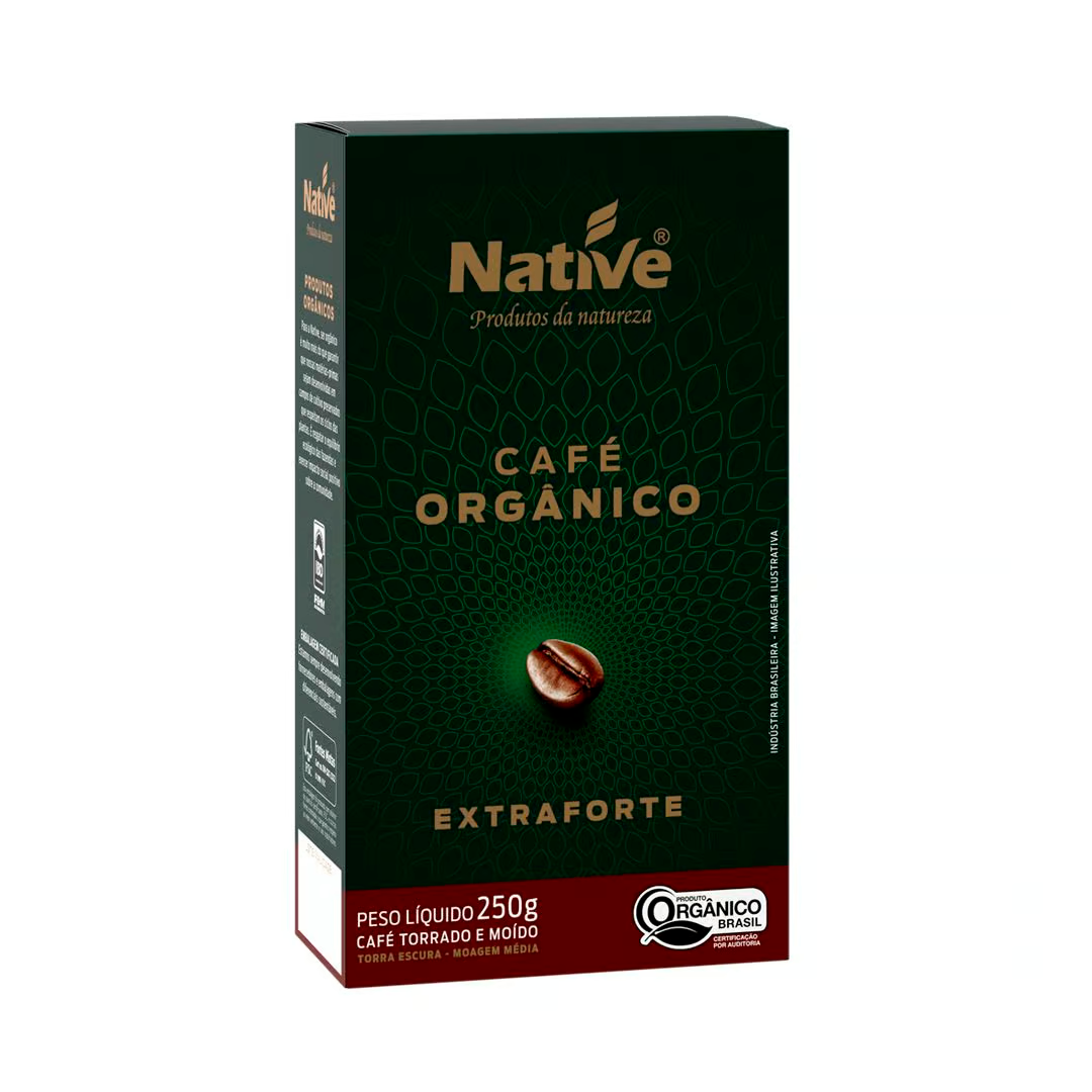 Kit 3 Unidades - Café Organico Native Extra Forte 250g
