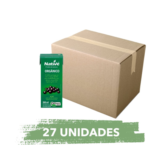 Suco de Açai com Guaraná 200ml - Caixa 27 Unidades