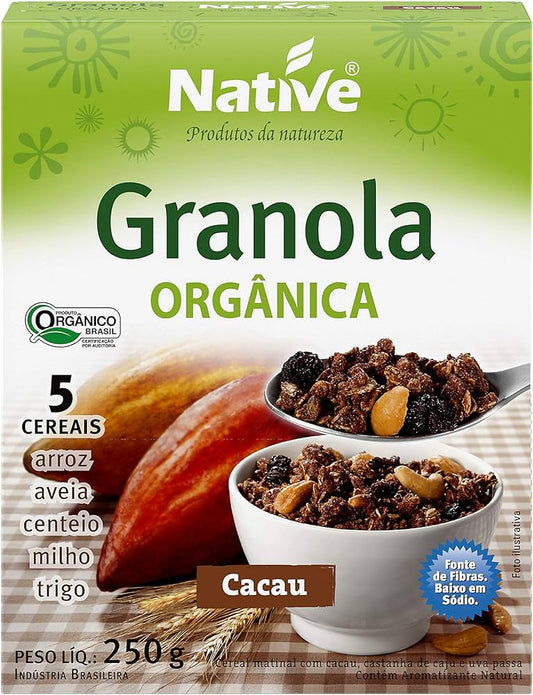 Granola Orgânica Native Sabor Cacau