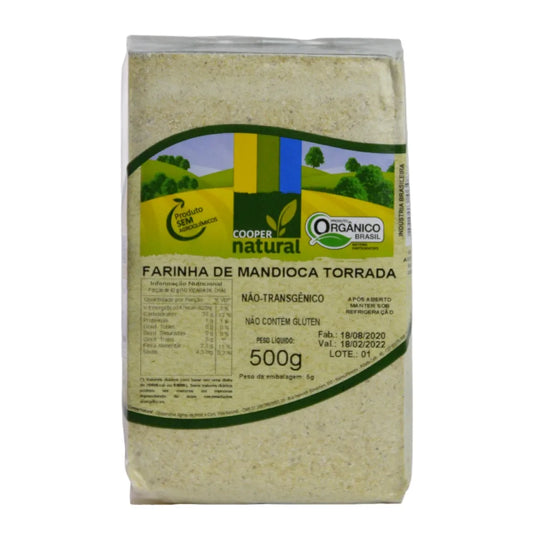 Farinha de Mandioca Torrada Orgânico 500g - Sem gluten