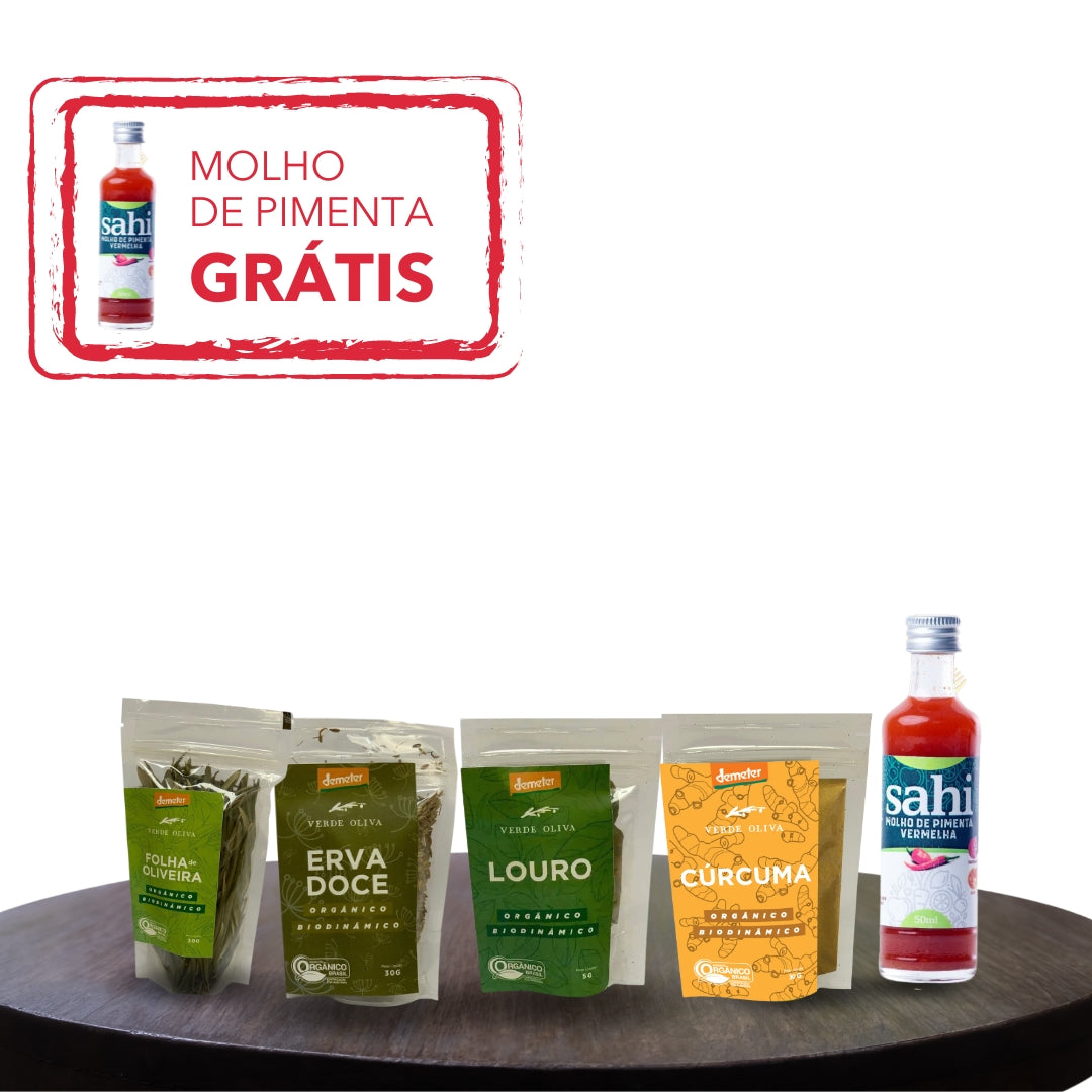 Kit Temperos Especiais - Molho de Pimenta Grátis