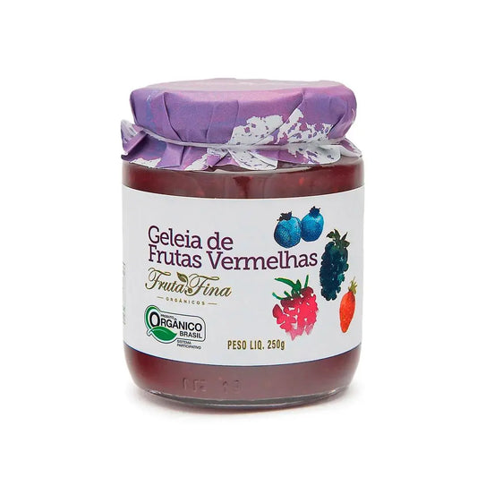 Geleia Orgânica De Frutas Vermelhas 250G Mercado da Terra