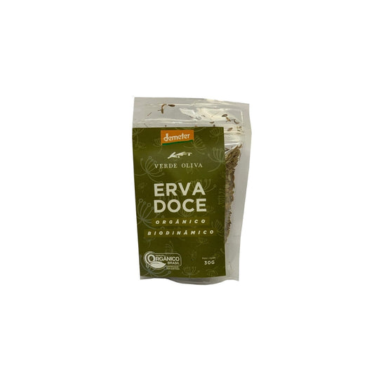 Erva Doce Orgânico Biodinamico 30g - Verde Oliva