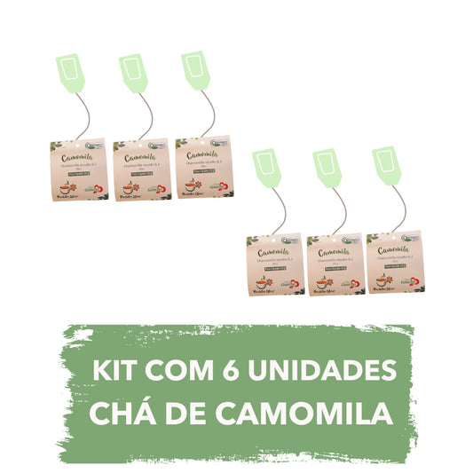 Kit 06 Unidades - Chá de Camomila 15g